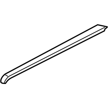 Ford F81Z-99291A40-CAA Upper Molding, Rear