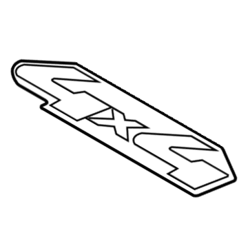 Ford 5C3Z-9925622-BAB Decal, Shadow Gray, Rear