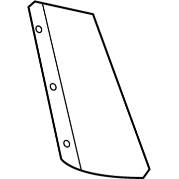 Ford FB5Z-78290A60-AA Upper Molding, Passenger Side