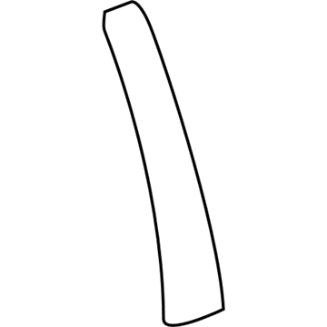 Lincoln Zephyr Door Moldings - 6E5Z-54255A35-AA
