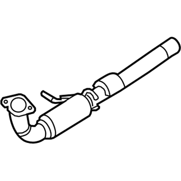 Ford Special Service Police Sedan Exhaust Pipe - DG1Z-5G203-B