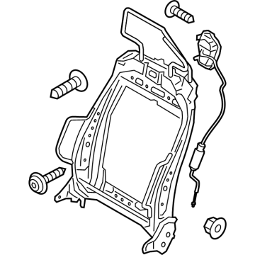 Ford FR3Z-6361019-C Seat Back Frame, Driver Side