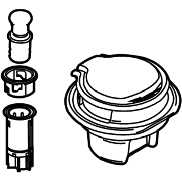 Ford 5L8Z-7804810-BAA Ashtray Assembly