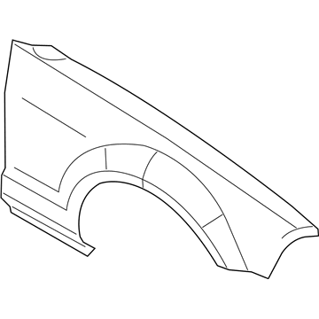 Ford 5R3Z-16005-AA Fender, Front Passenger Side