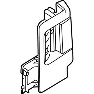 Ford ML3Z-1822600-AB Handle, Inside, Tan, Rear Upper Inner Passenger Side