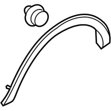 Ford KK3Z-1510177-AA Wheel Opening Molding