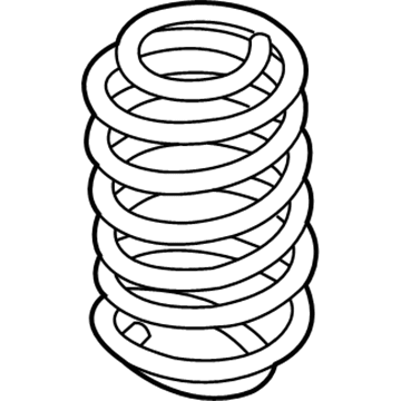 Ford C1BZ-5560-A Coil Spring, Rear