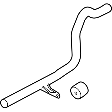 Ford AR3Z-5A212-B Exhaust Pipe, Passenger Side