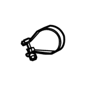 Ford 4R3Z-5A231-A Muffler Clamp, Rear