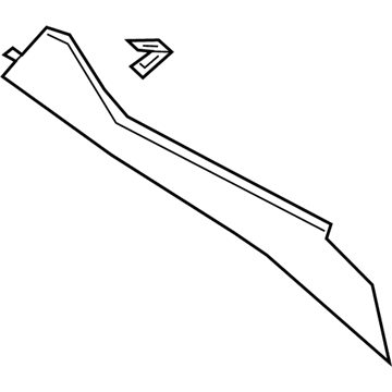 Ford LB5Z-7804608-AB Outer Molding