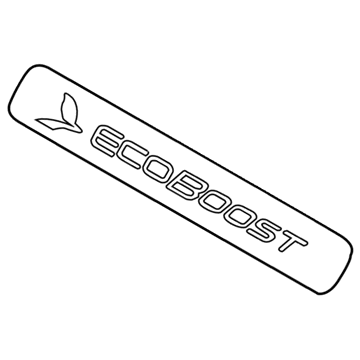Ford BB5Z-7842528-C Nameplate, Rear Driver Side