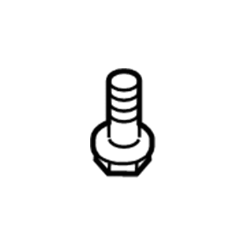 Ford -W717325-S439 Engine Cradle Lower Bolt