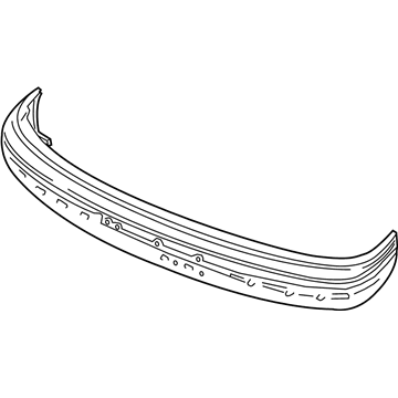 1994 Ford Bronco Bumper - F2TZ-17757-B