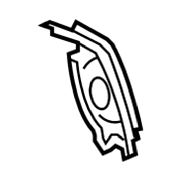 Ford 9T1Z-6128010-A Rear Pillar Upper Reinforcement