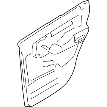 Ford 7L2Z-7827406-BAB Door Trim Panel