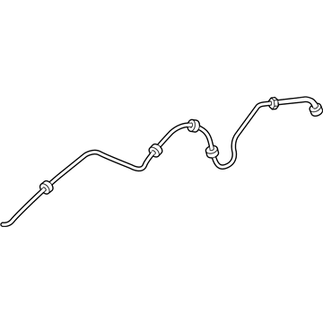 Ford YS4Z-2282-AA Flex Hose, Rear Passenger Side