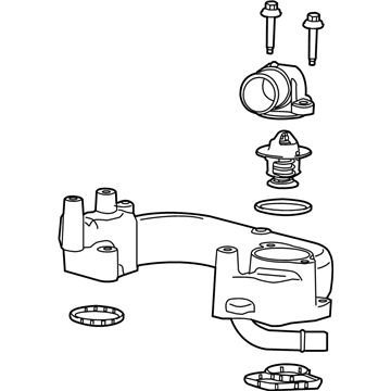 Ford 7R3Z-8C368-D Pipe - Water Bypass