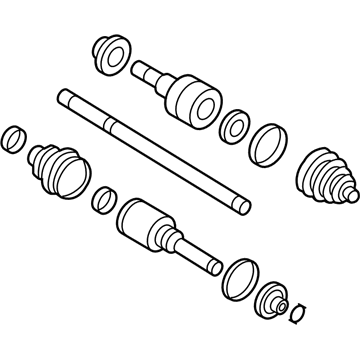 Mercury 1L2Z-4K139-CB Axle Assembly