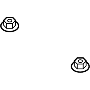 Ford -W520412-S442 Hold Down Nut