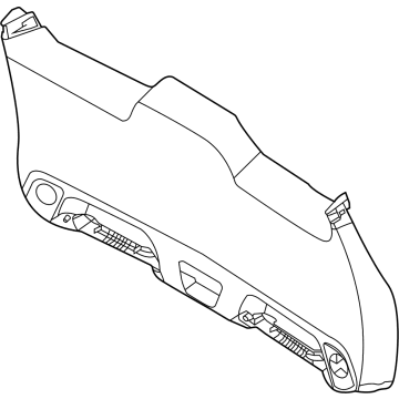 Ford M1PZ-7842906-AB Lower Trim Panel