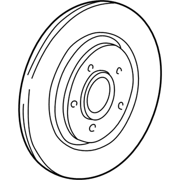 Lincoln Brake Disc - 2U2Z-1V125-EB