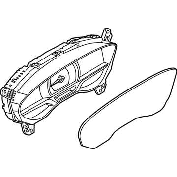Ford Fusion Instrument Cluster - HP5Z-10849-AE