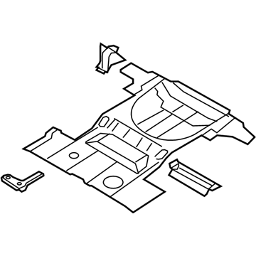 Ford BT4Z-7811215-A Floor Pan Assembly, Rear