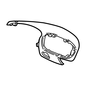 Ford F75Z-15042A82-BAE Cluster Panel, Passenger Side