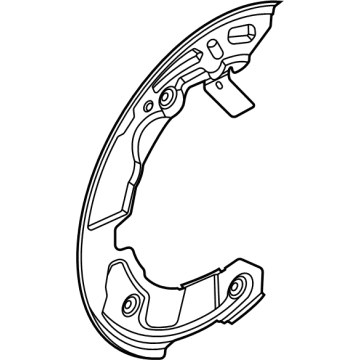 Ford F-250 Super Duty Brake Backing Plate - PC3Z-2K005-B