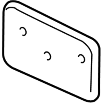 Lincoln 2L1Z-17A385-AB License Bracket