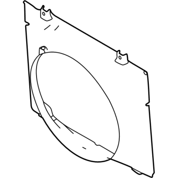 2022 Ford E-350 Super Duty Fan Shroud - LC2Z-8146-A