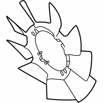 Ford F-250 Super Duty Cooling Fan Assembly - LC3Z-8600-B