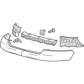 Lincoln 4L3Z-17D957-DA Bumper Cover