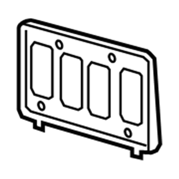 Ford 5L3Z-17A385-AAA License Bracket