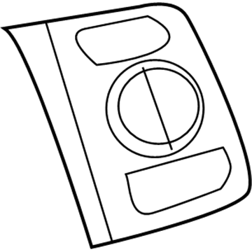 Ford AL3Z-9C888-AA Radio Switch, Passenger Side