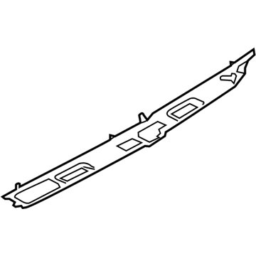 Ford Tailgate Handle - D2BZ-5443400-BA