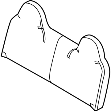 Ford 8C3Z-2564810-S Seat Back Pad