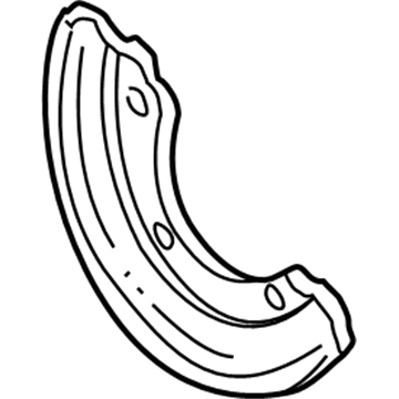 Ford 5C3Z-2B636-AA Backing Plate, Rear Passenger Side