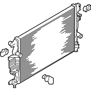 Ford DG9Z-8005-K Radiator Assembly