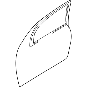 Ford 5S4Z-6120200-AA Panel Assembly - Door - Outer, Passenger Side