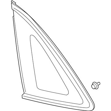 Ford LJ6Z-7829710-E Quarter Glass