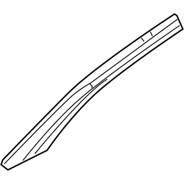 Lincoln 9H6Z-5403599-CB Windshield Pillar Trim