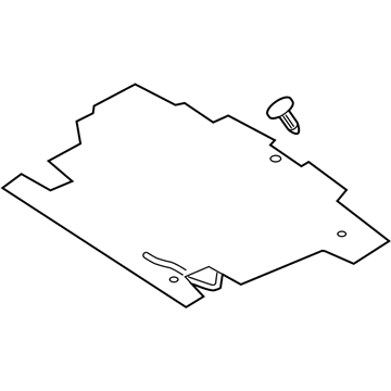 Ford 7E5Z-5413046-AA Floor Mat, Rear