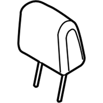 Ford DV6Z-58611A08-AA Headrest, Outer
