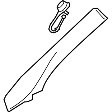 Lincoln LJ7Z-7803598-AA Windshield Pillar Trim