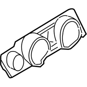 Ford 8R3Z-63044D70-GA Cluster Bezel