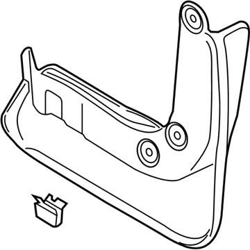 Ford DS7Z-16A550-AA Mud Guard, Front
