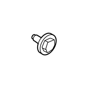 Ford -W720416-S439 Headlamp Assembly Lower Bolt