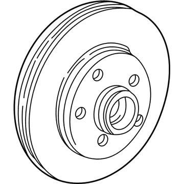 Mercury Brake Disc - YL2Z-1V125-AB