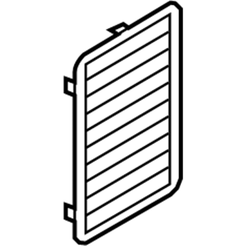 Ford DT1Z-1745626-BA Cover, Black, Rear Driver Side
